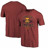 Cleveland Cavaliers Cardinal Star Wars Empire Fanatics Branded Tri-Blend T-Shirt,baseball caps,new era cap wholesale,wholesale hats